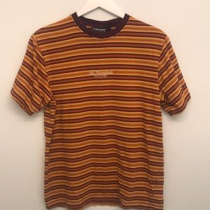 THE HUNDREDS Warm Colored Stripped Tee